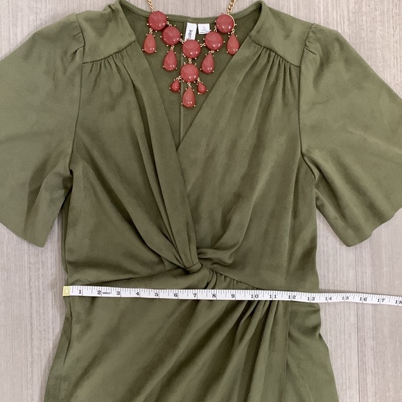 Kensie green suede pullover dress - Picture 9 of 13